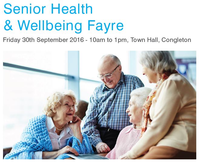 Senior Health and wellbeing fair Congleton
