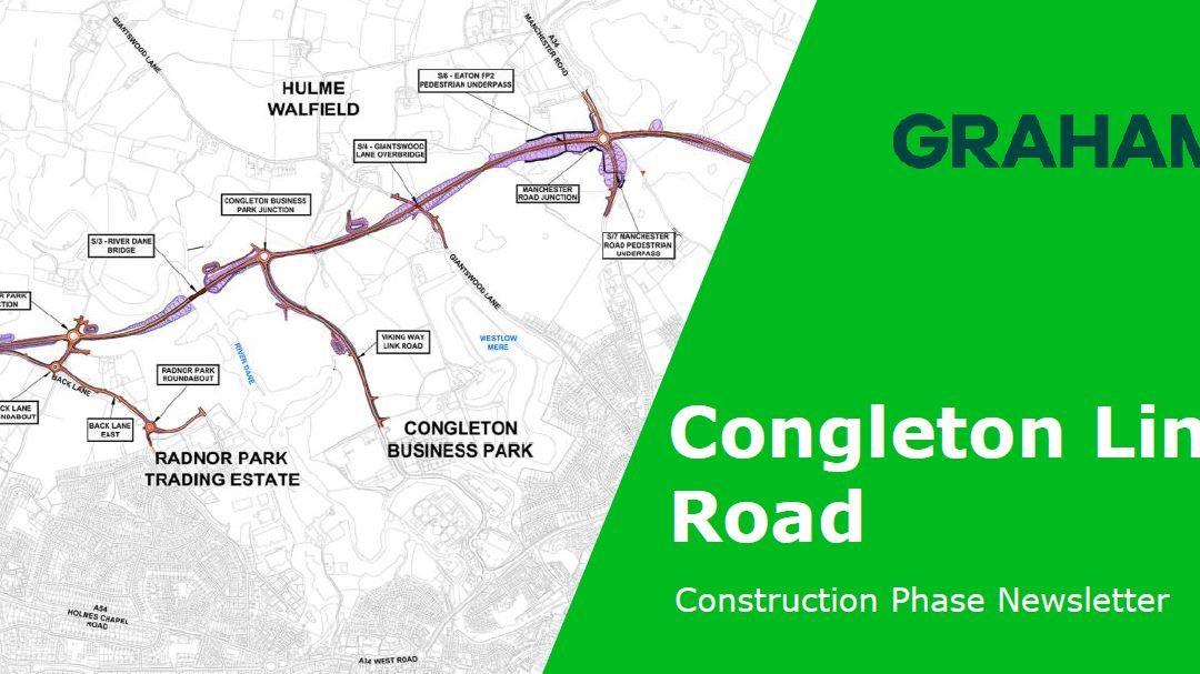 Congleton link road map