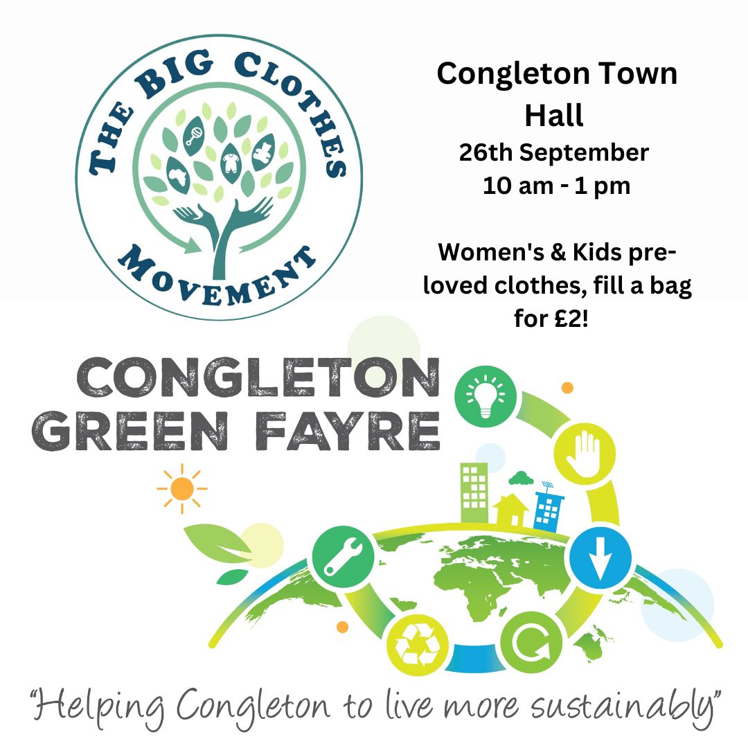 Big Clothes Movement at the Town Hall 10 am until 1pm 