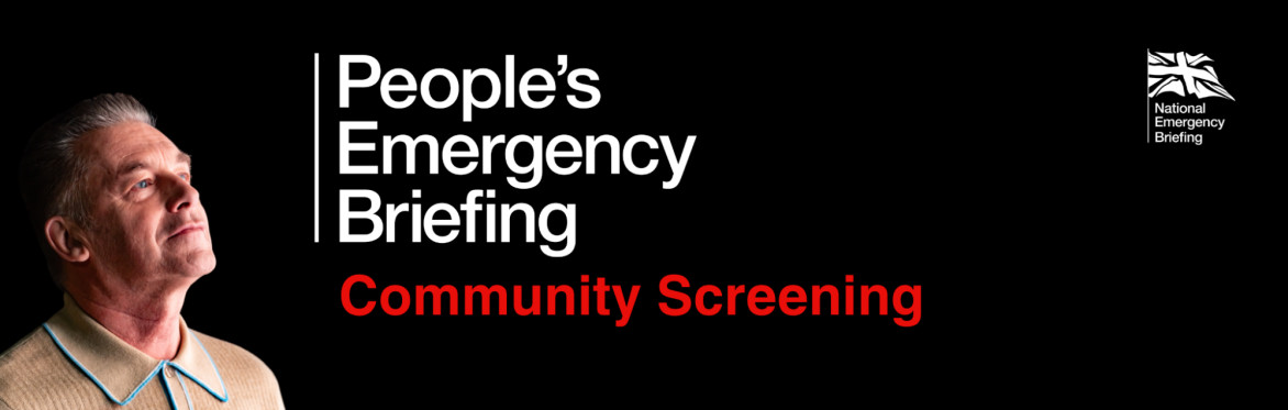 The Peoples's Emercengy Briefing proimoting the Congleton Event